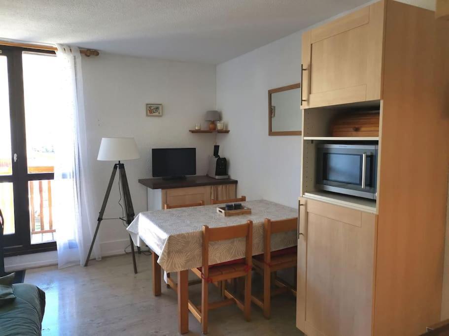 Apartamento Les deux Alpes : charmant studio, quartier Vénosc Exterior foto